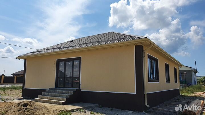 Тёплый и уютный дом 120м2 из керамзитобетона