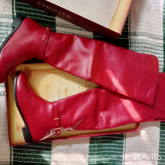 Сапоги ботфорты 38