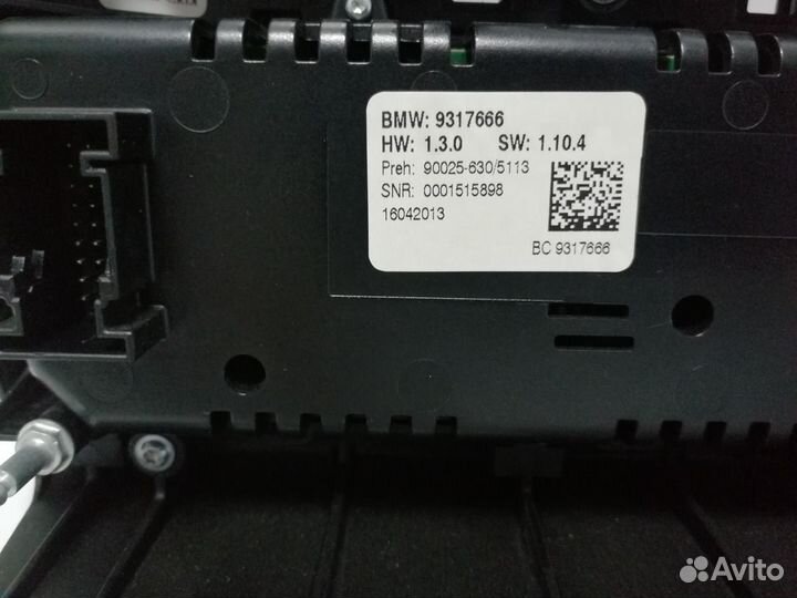 Панель управления BMW 5 F10 F11 61319328424