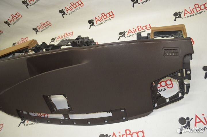 Торпедо панель приборов Lexus ES корич. кожа