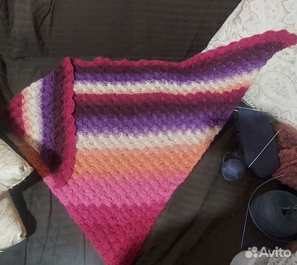 Платок вязанный