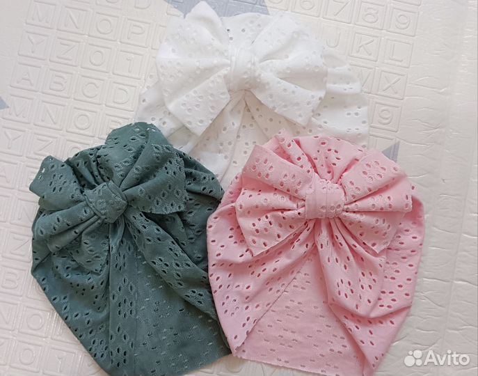 Шапочка-тюрбан для девочки