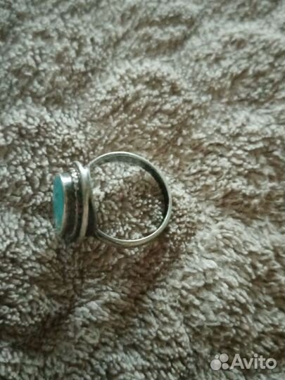 Кольцо серебро