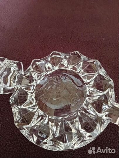 Подсвечник хрусталь СССР в хорошем состоянии
