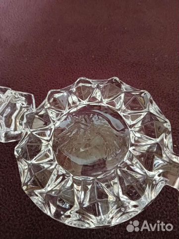 Подсвечник хрусталь СССР в хорошем состоянии