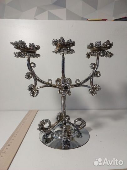 Подсвечник Канделябр Винтаж СССР