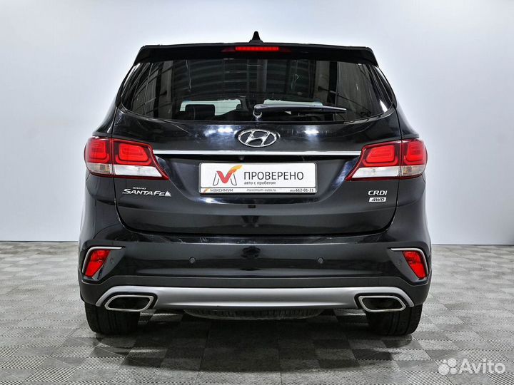 Hyundai Grand Santa Fe 2.2 AT, 2017, 186 205 км