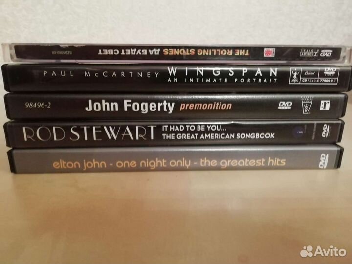 DVD диски поп рок