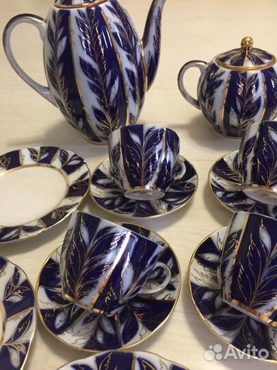 Сервиз кофейный « Зимний вечер»