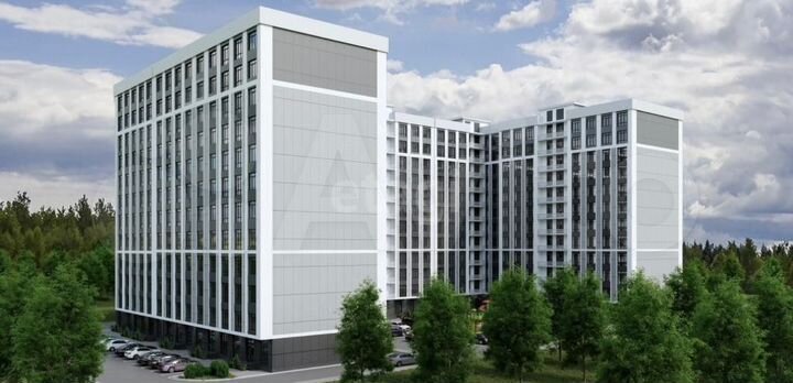 1-к. квартира, 43,5 м², 2/12 эт.