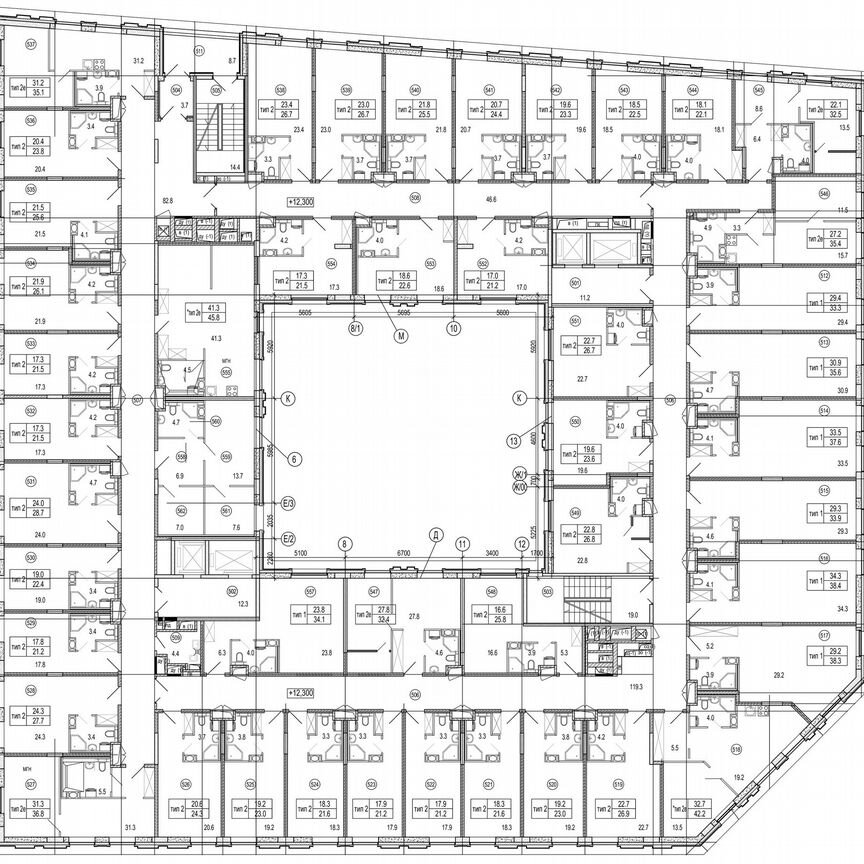 Апартаменты-студия, 35,6 м², 5/10 эт.