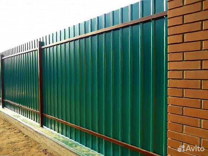 Забор из профнастила
