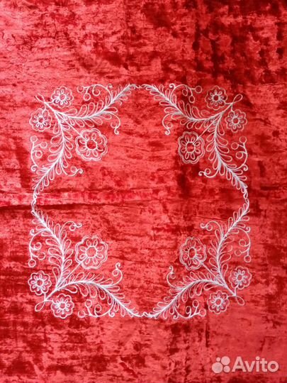 Плюшевая скатерть СССР