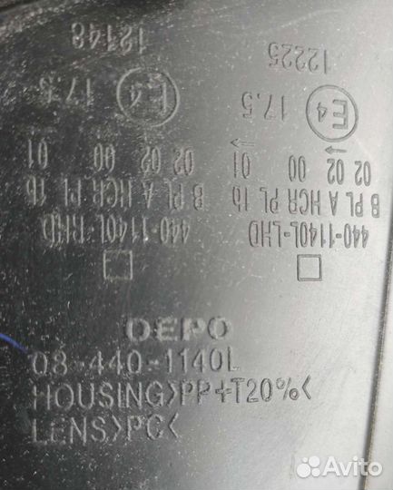 Фара mercedes vito 639