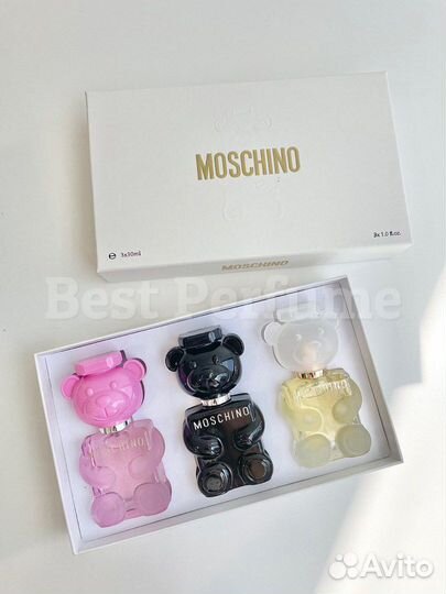 Moschino 3x30ml набор парфюма Москино