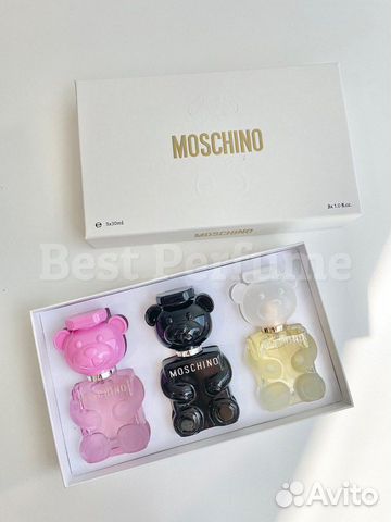 Moschino 3x30ml набор парфюма Москино