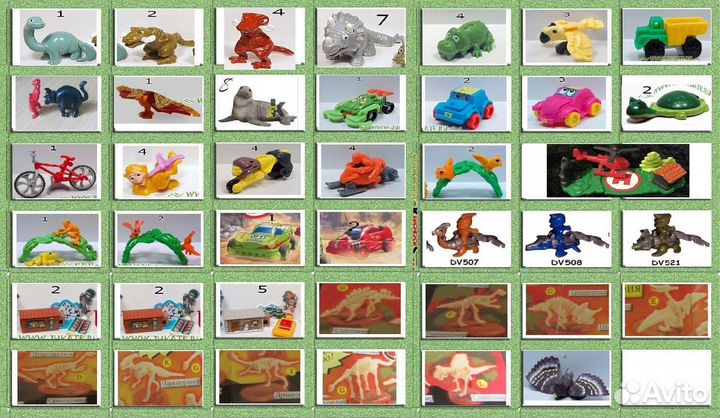 Игрушки киндер-сюрприз. Лот 3