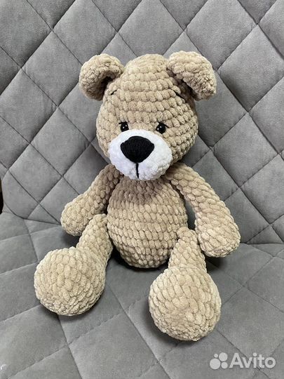 Плюшевые вязаные игрушки