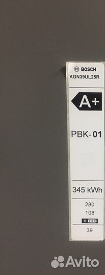Холодильник bosch kgn39ul25r