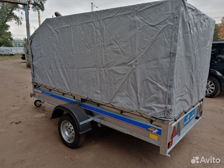 Прицеп Кремень31 3х1.5 с тентом 120 см