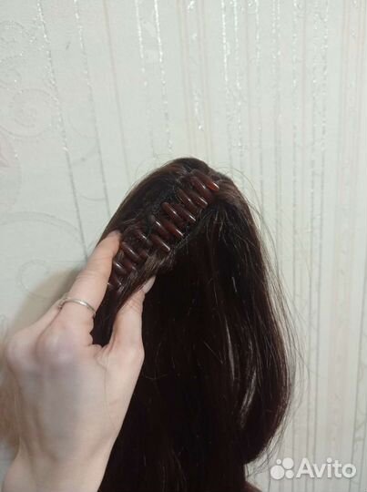 Хвост-шиньон на крабике