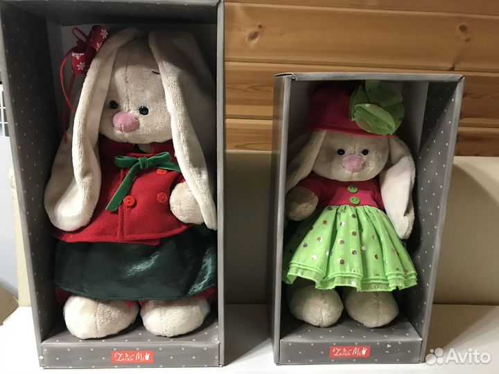 Мягкая игрушка зайка Ми, кошечка Ли-Ли / Буди Баса