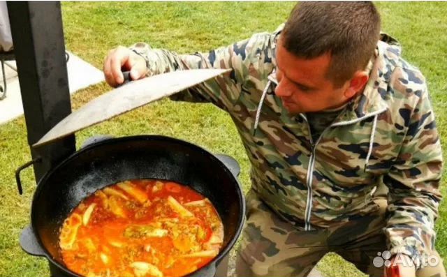 Казан чугунный узбекский