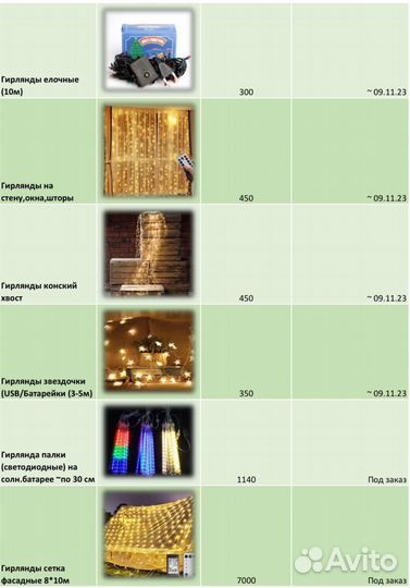 Новогодние гирлянды