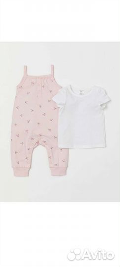 Новый комплект hm для девочки 98