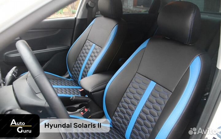 Чехлы на Hyundai Solaris 2