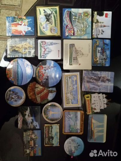 Магниты на холодильник из разных стран