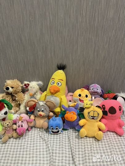 Мягкие игрушки пакетом цена за все