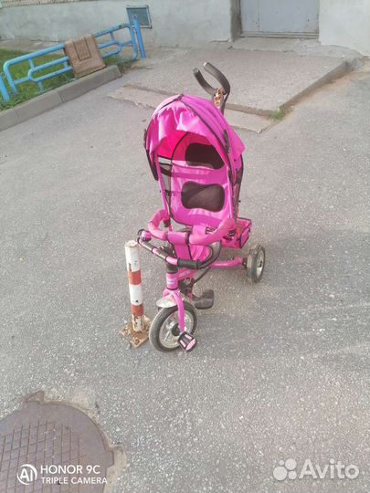 Детский трехколесный велосипед бу