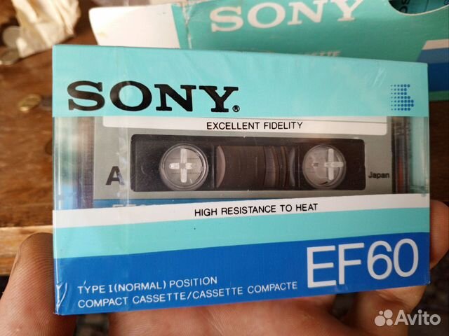 Аудиокассета sony ef 60