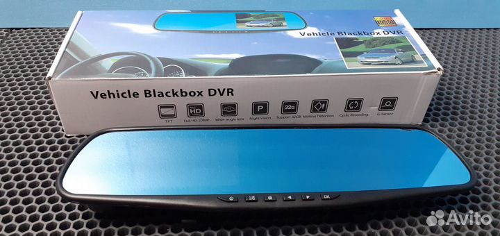 Зеркало видео регистратор Full HD Меню на русском