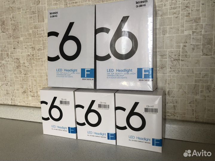 Светодиодная лампочка C6 H1-H11