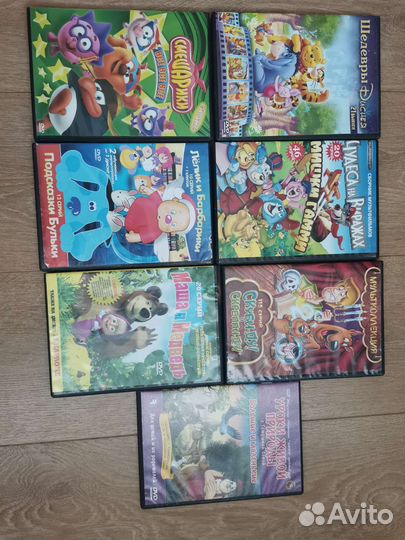 Dvd диски мультфильмы