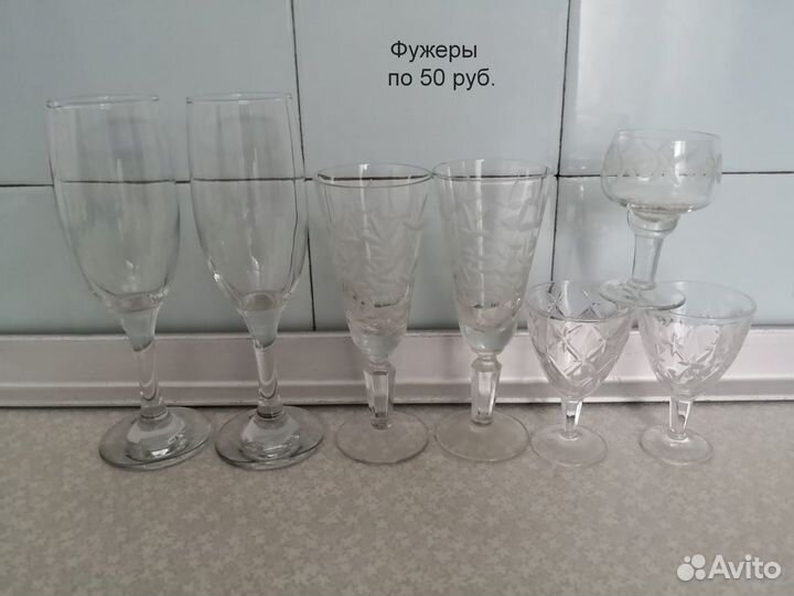 Хрустальные рюмки СССР