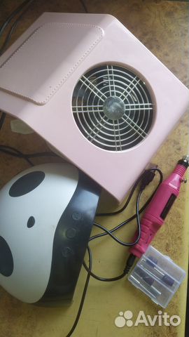 Набор для маникюра с лампой без машинки