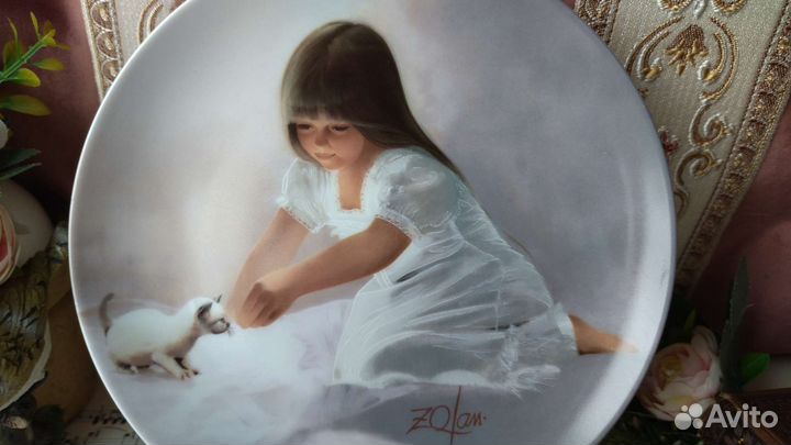 Винтажная декоративная тарелка Pemberton & Oakes