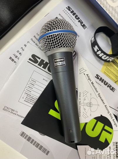 Микрофон shure beta 58a