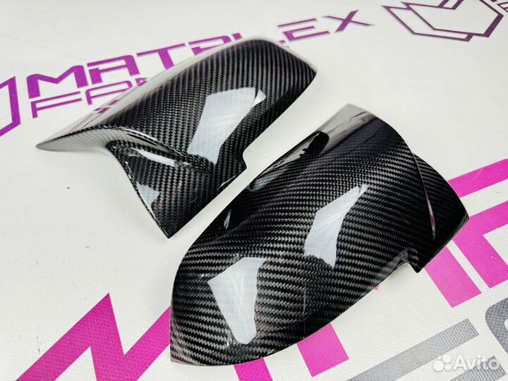 Накладки на зеркала BMW F32 M look сухой карбон