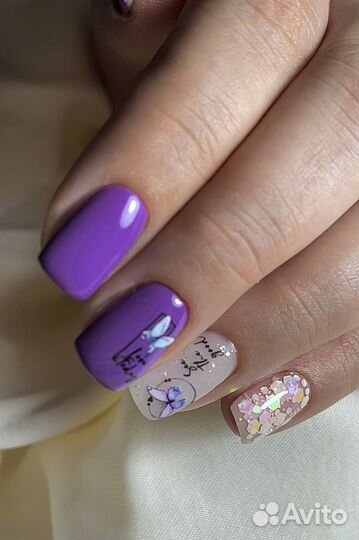 Маникюр гель лак