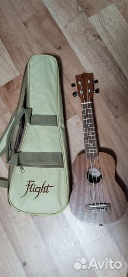 Укулеле flight сопрано, корпус сапеле