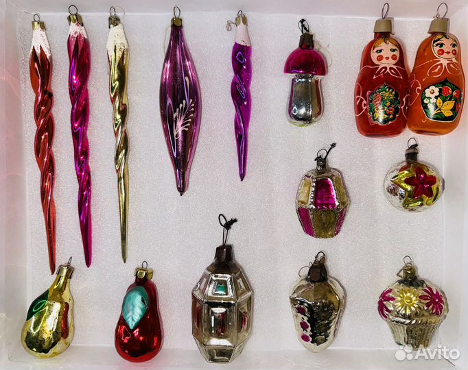 Елочные игрушки СССР