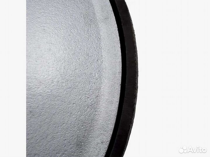 Казан чугунный 6 литров, плоское дно