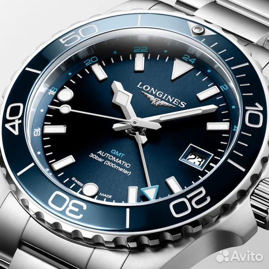 Longines Hydroconquest GMT 41 mm L3.790.4.96.9