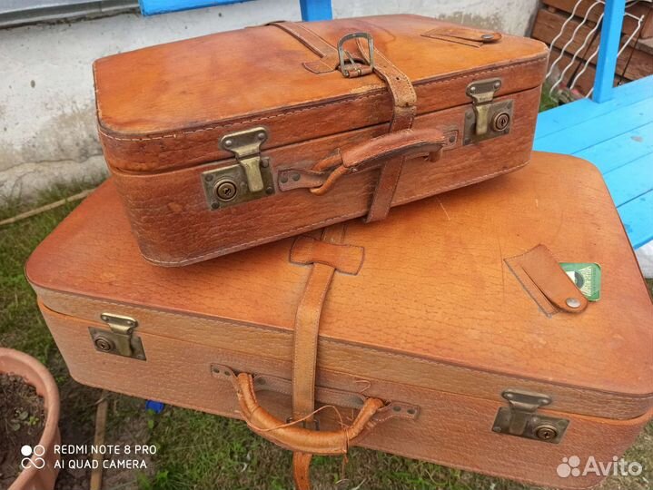 Чемодан кожаный СССР