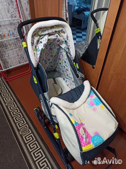 Коляска санки