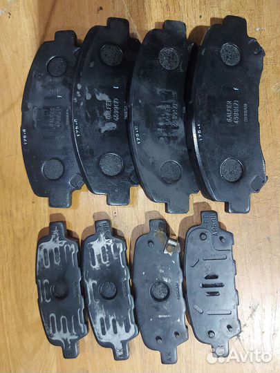 Nissan Qashqai колодки тормозные
